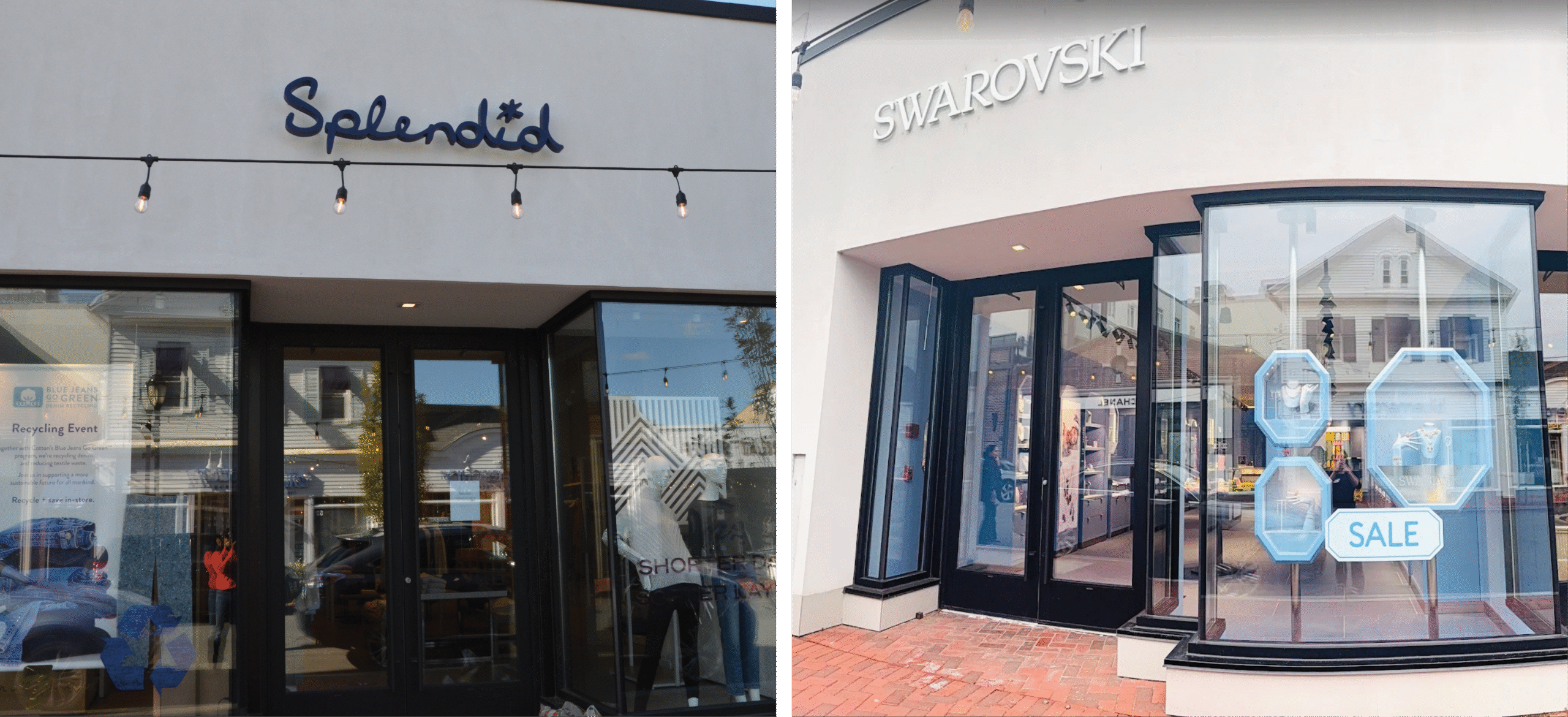 Exterior of Splendid store