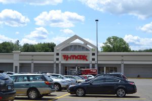 T.J. Maxx store exterior with parking lot.