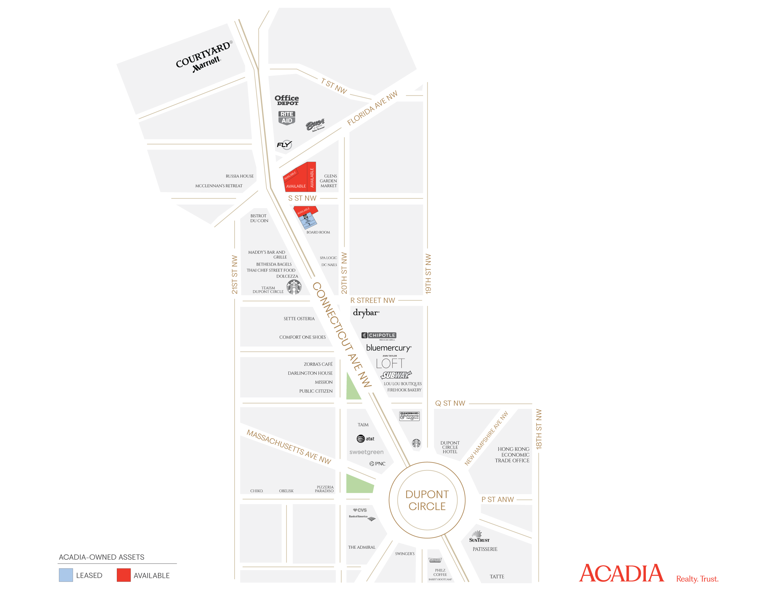 Diagram showing a proposed development layout.