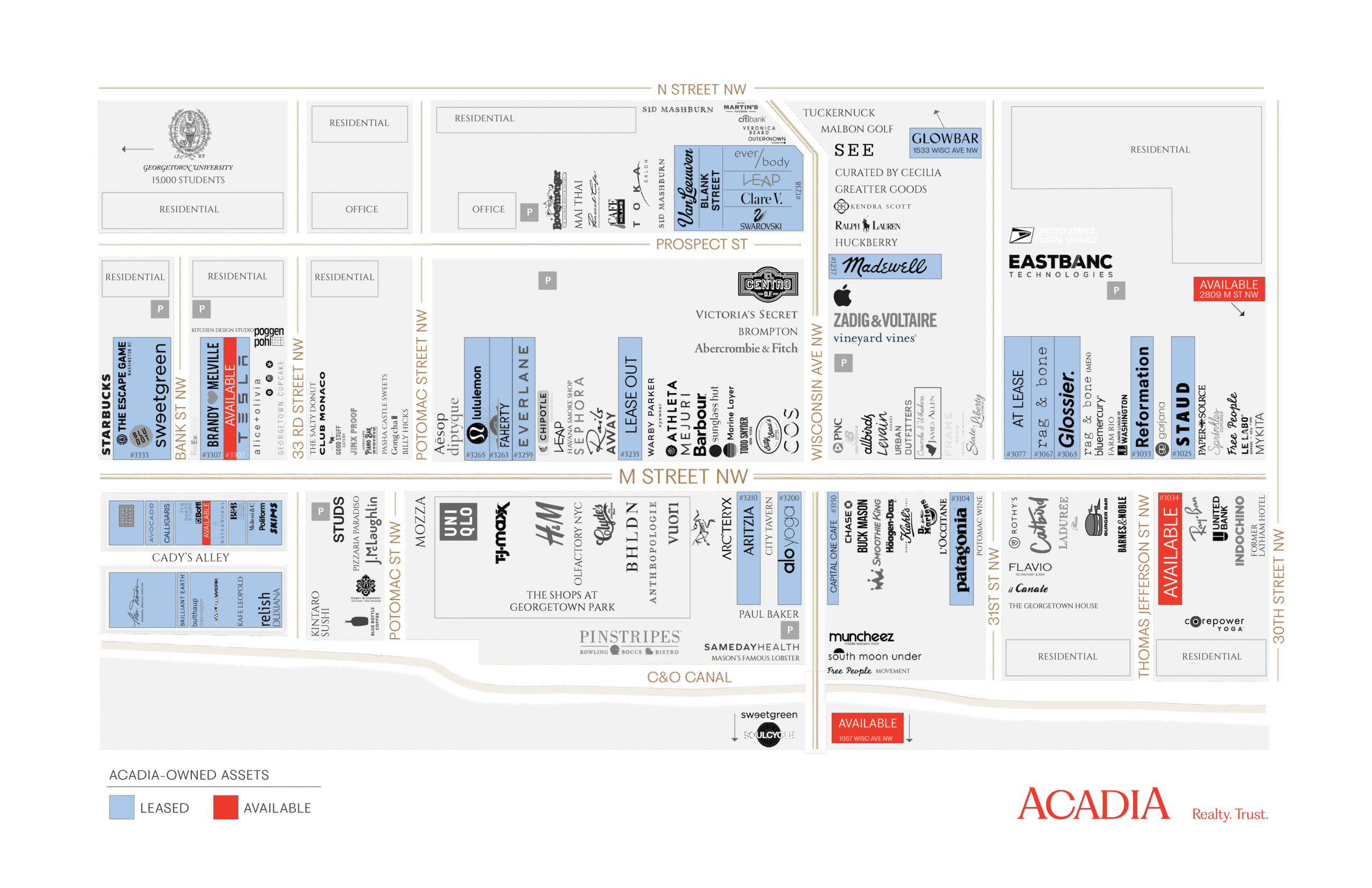 Map of the Railroad Square neighborhood in Albany, NY.