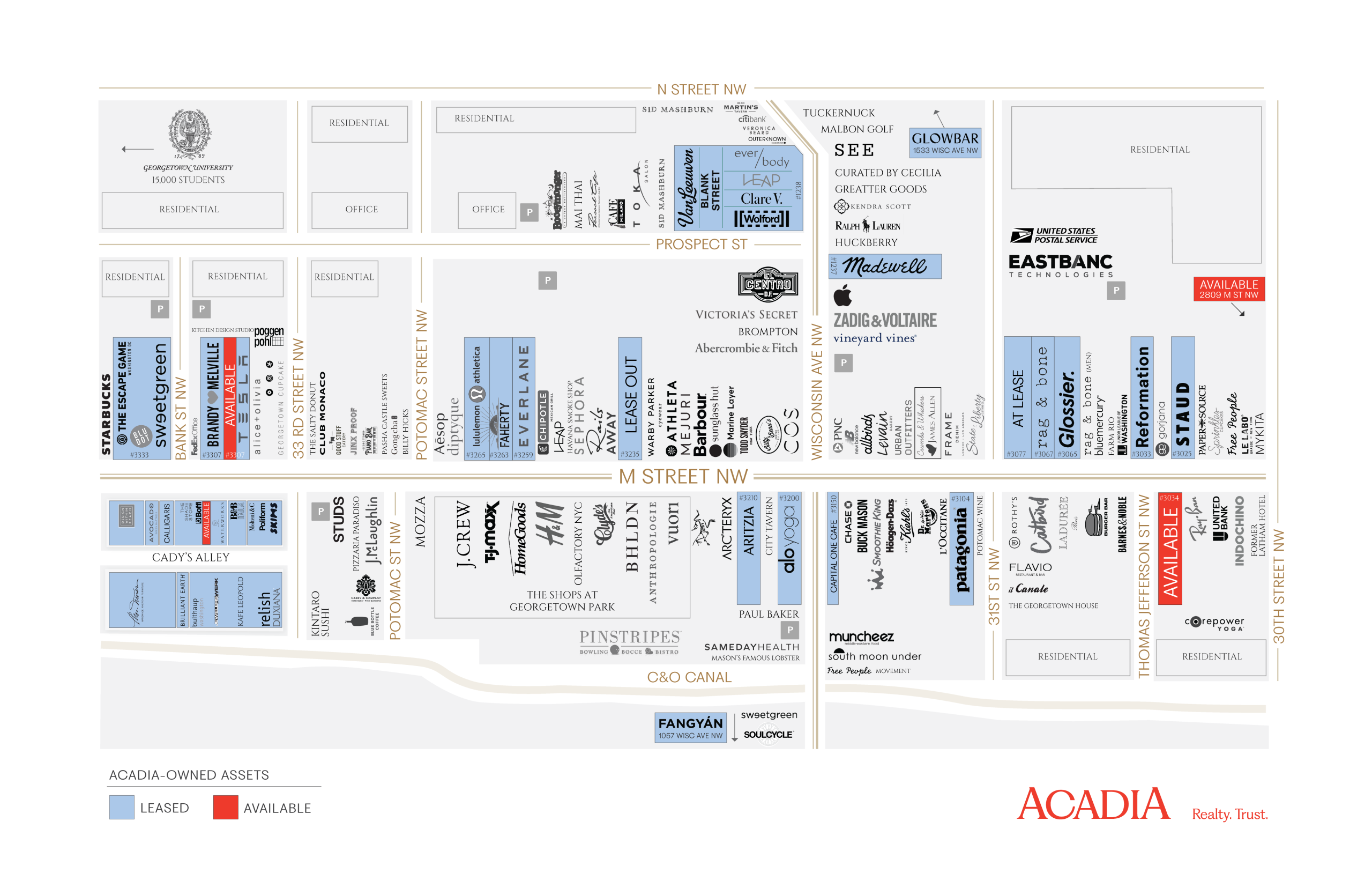 Map of the Railroad Square neighborhood in Albany, NY.