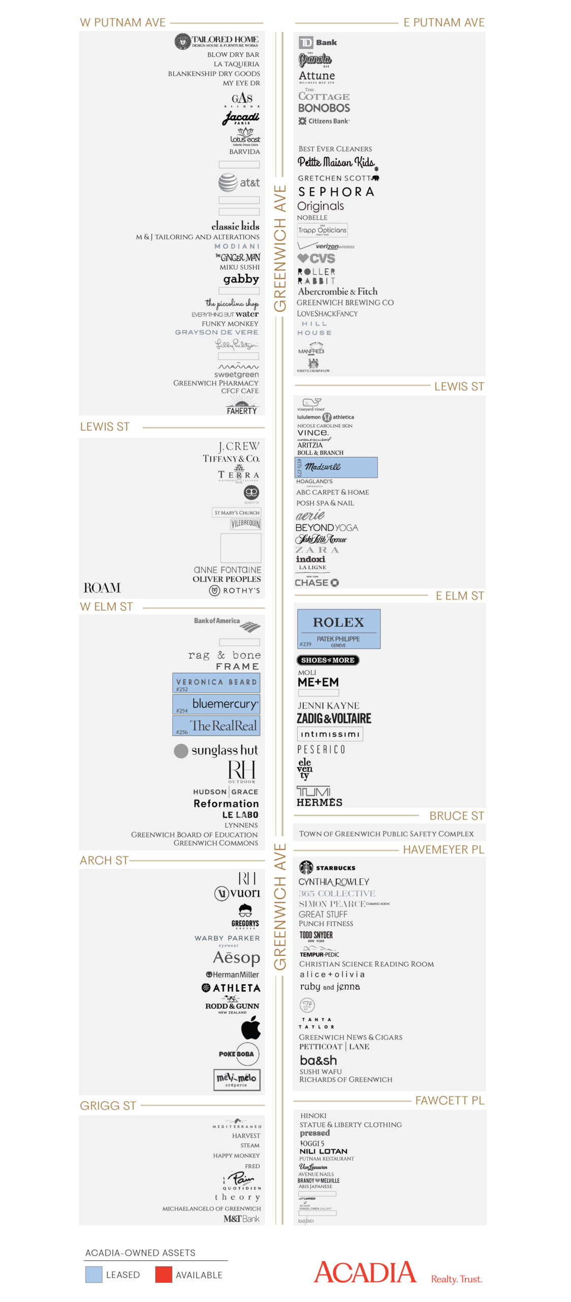 Program schedule listing events with titles, times, and locations.