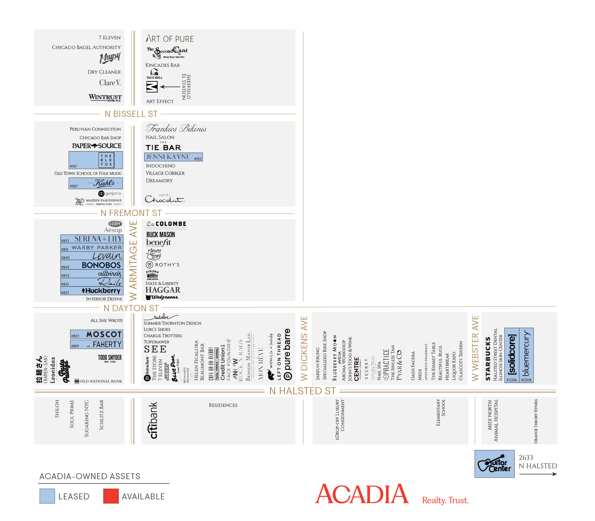 Transit schedule map