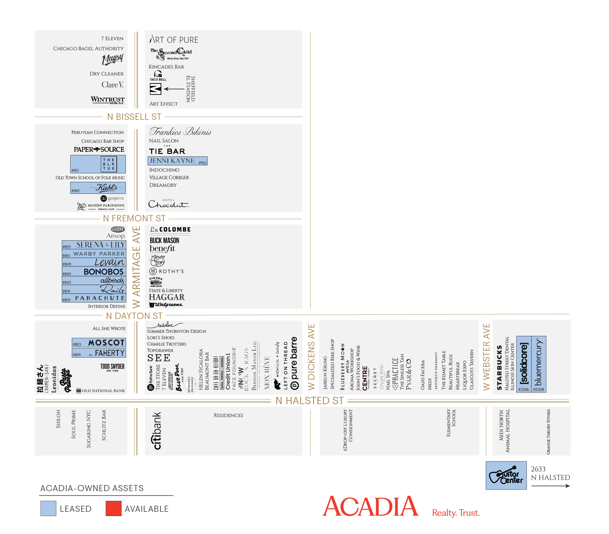 Transit schedule map