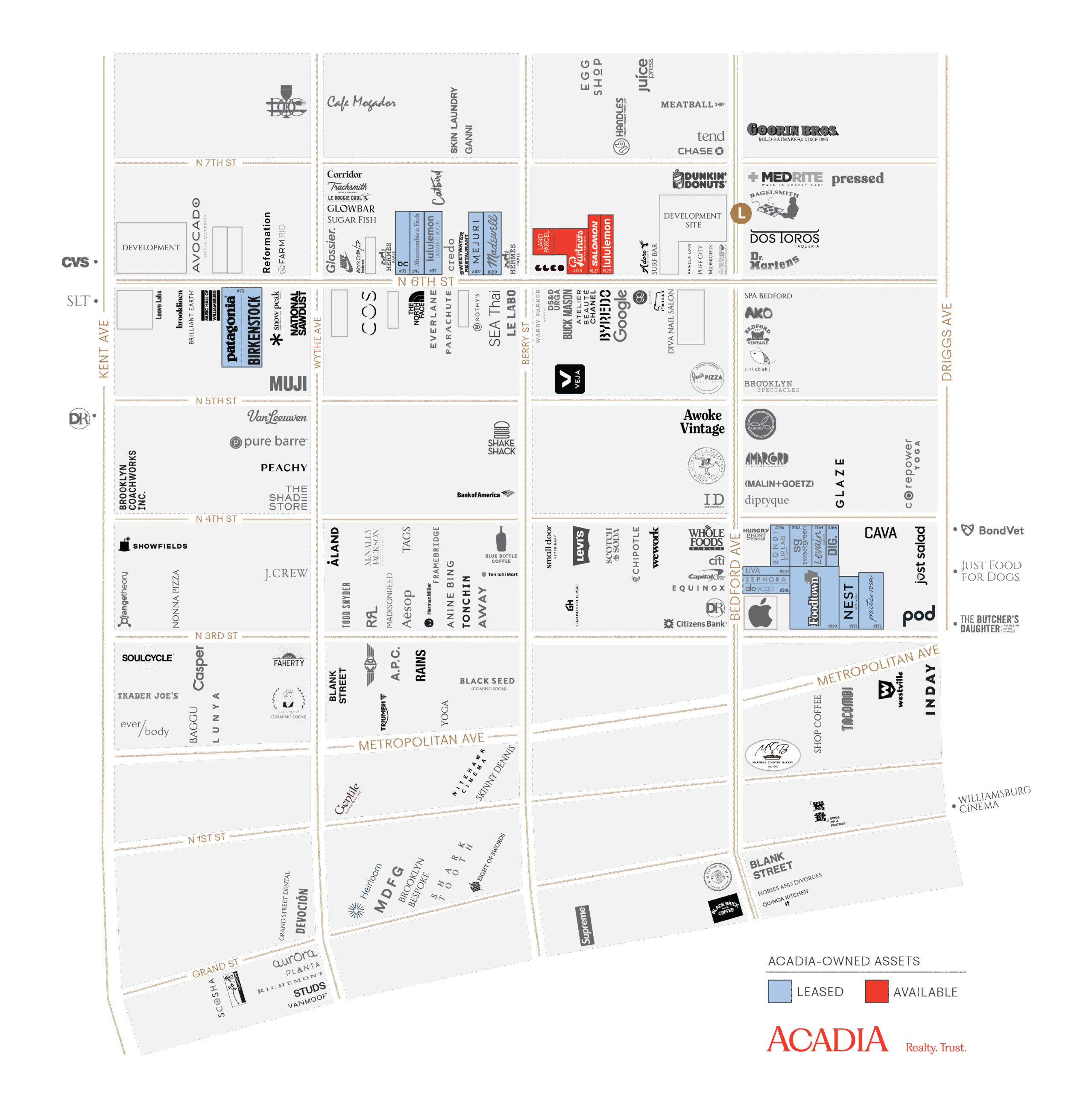 Map of downtown Toronto highlighting parkland and other areas.