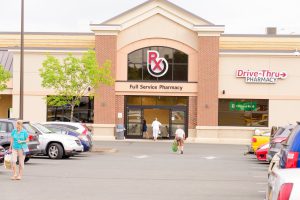 Exterior of Rx Pharmacy building