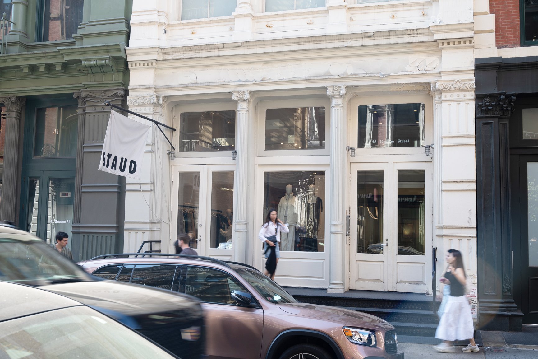 Brand store front in New York City