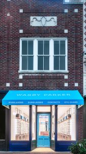 Wards Parkers storefront with blue awning