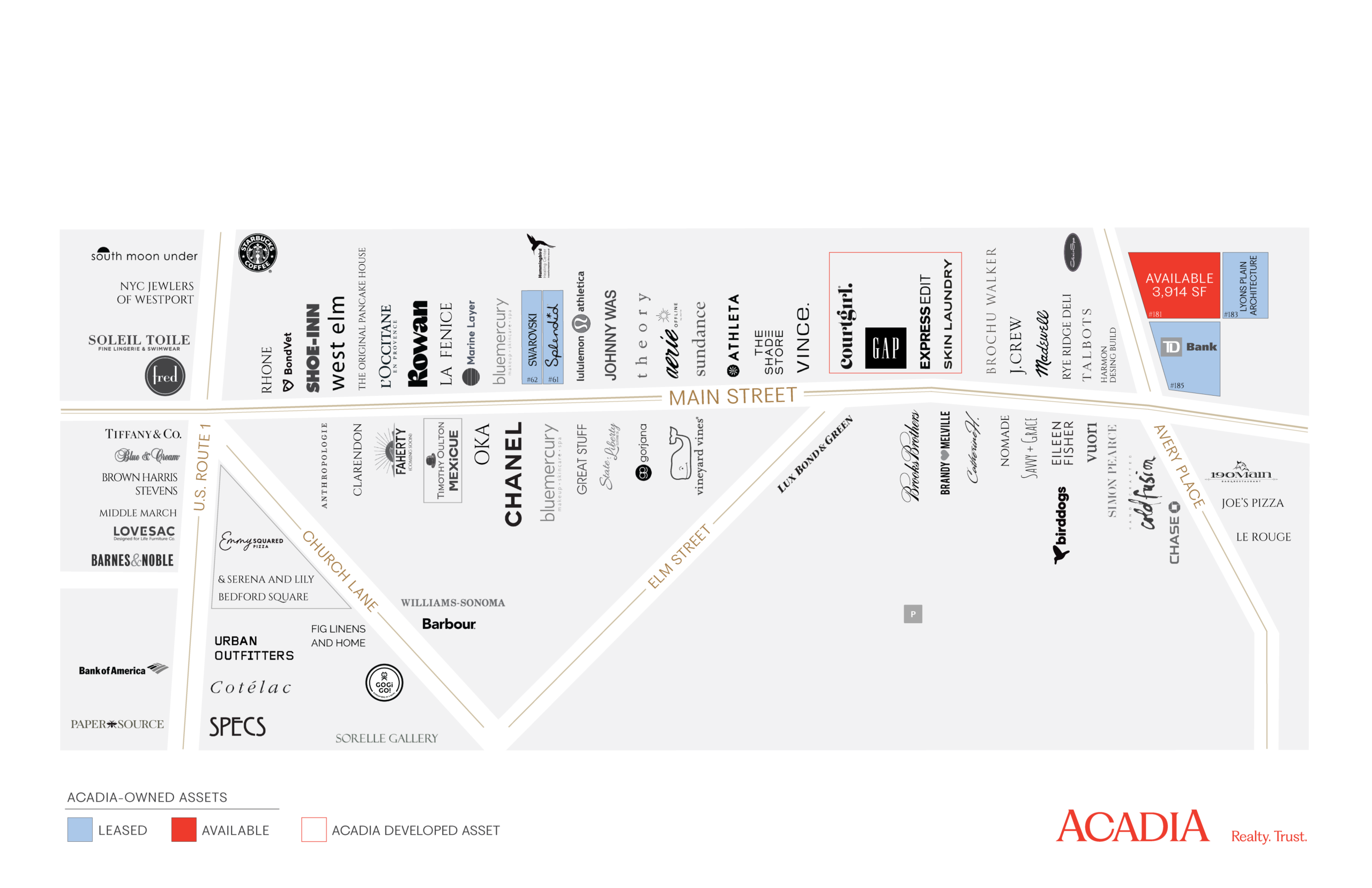 Map of Chapel Street, Melbourne