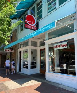 Sushi Hana restaurant storefront
